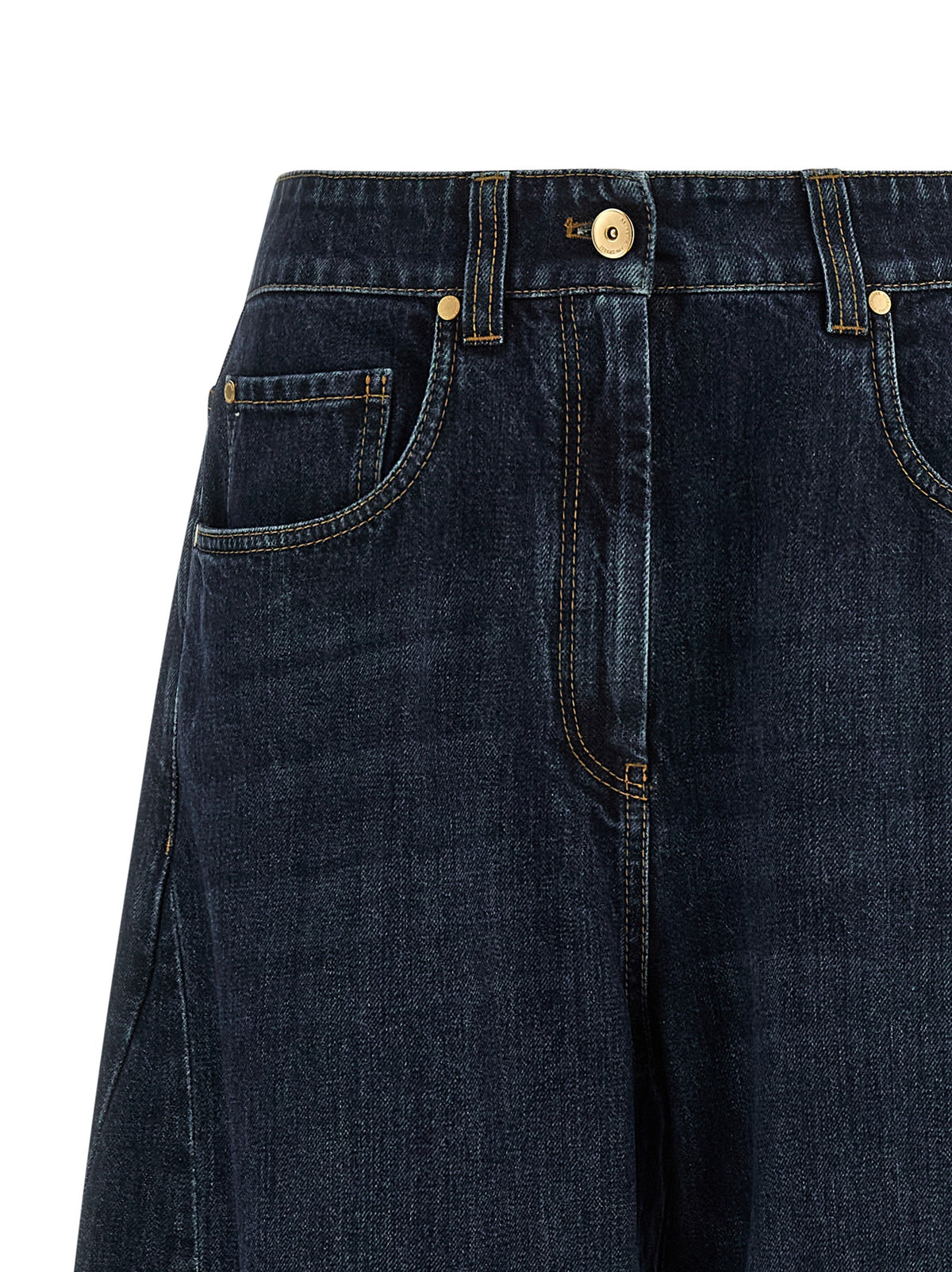 Brunello Cucinelli Blaue Baumwolljeans Denim