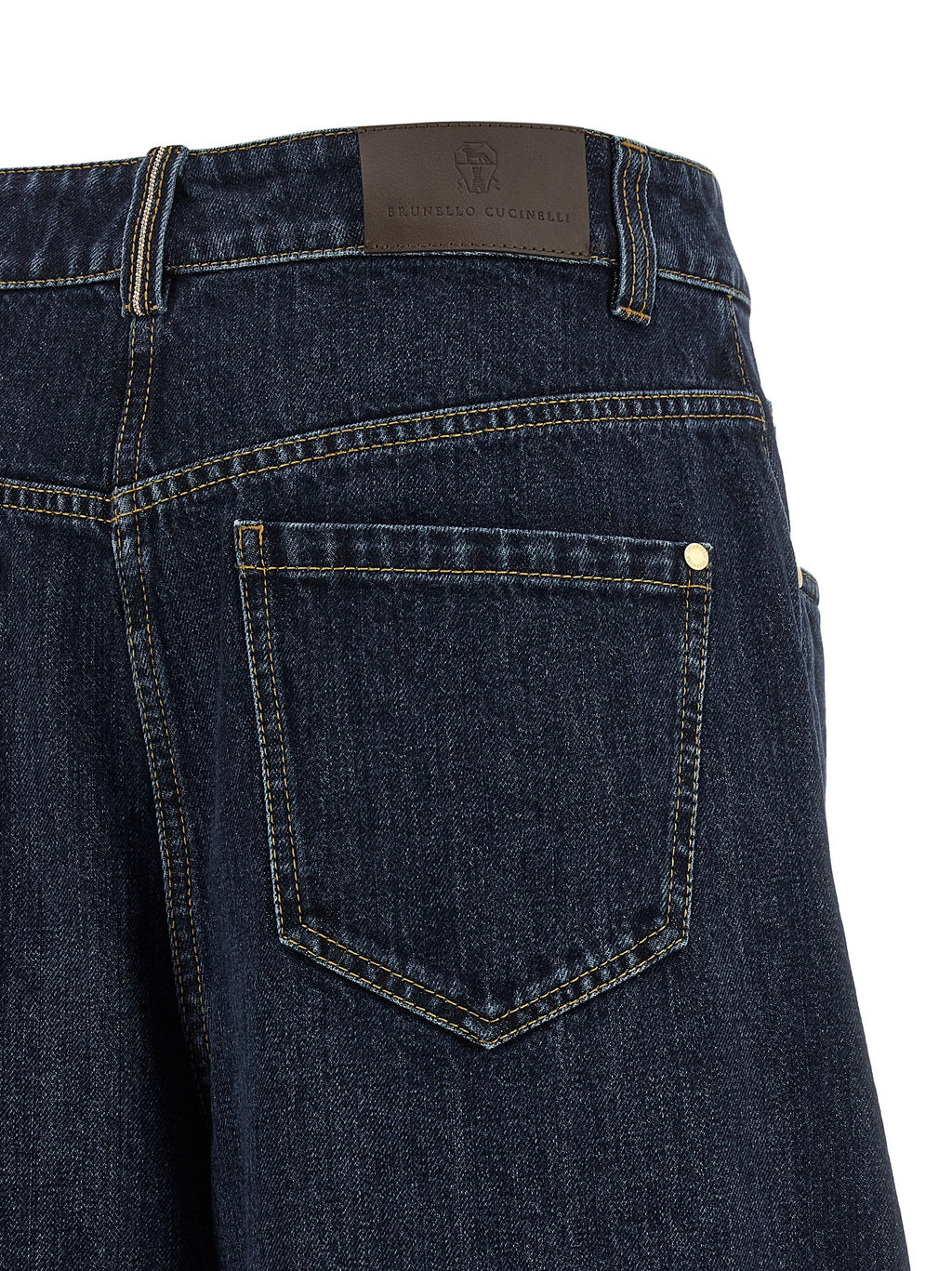 Brunello Cucinelli Blaue Baumwolljeans Denim