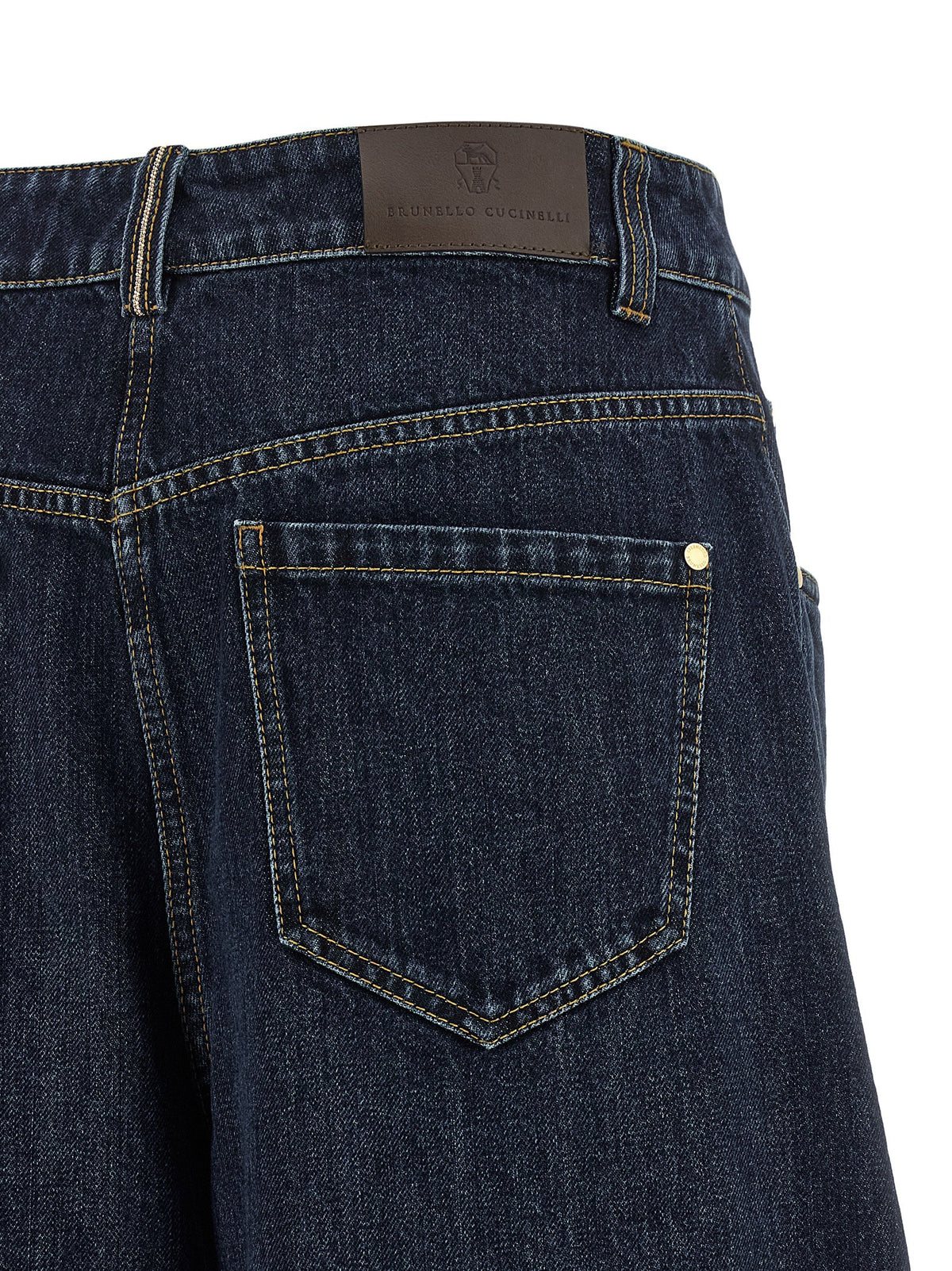 Brunello Cucinelli Blaue Baumwolljeans Denim