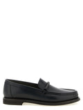 Brunello Cucinelli Schwarze Loafer aus Kalbsleder zum Hineinschlüpfen