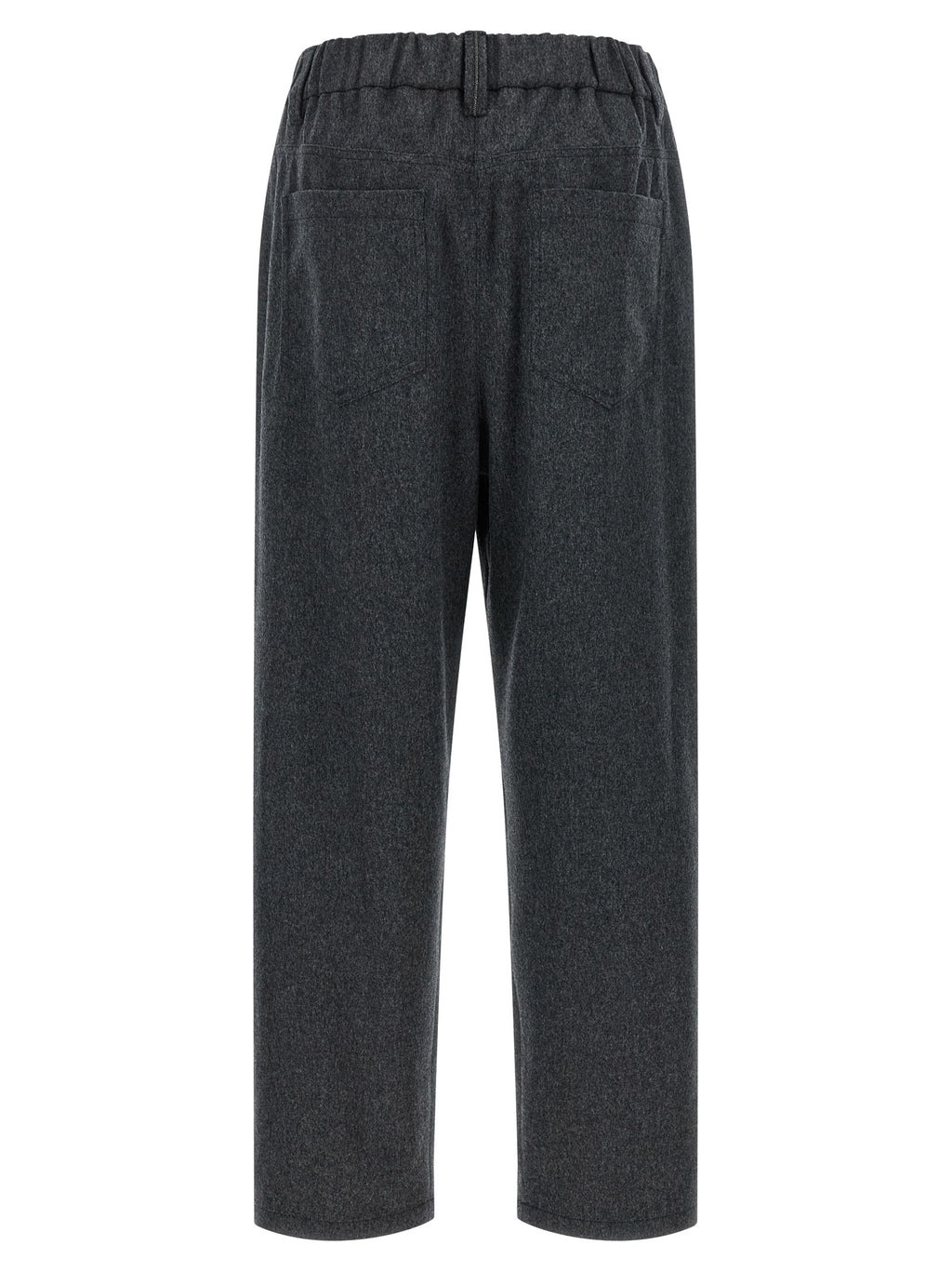 Brunello Cucinelli Graue Wollhose