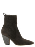 Brunello Cucinelli Ankle Boots aus braunem Kalbsleder