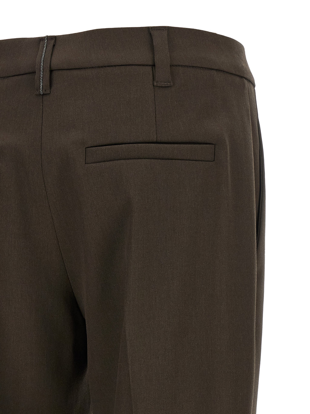Brunello Cucinelli Braune Hose aus Schurwolle