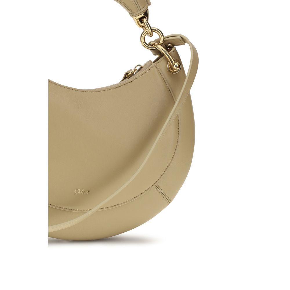 Chloé Beige Kalbsleder Bos Taurus Schultertasche