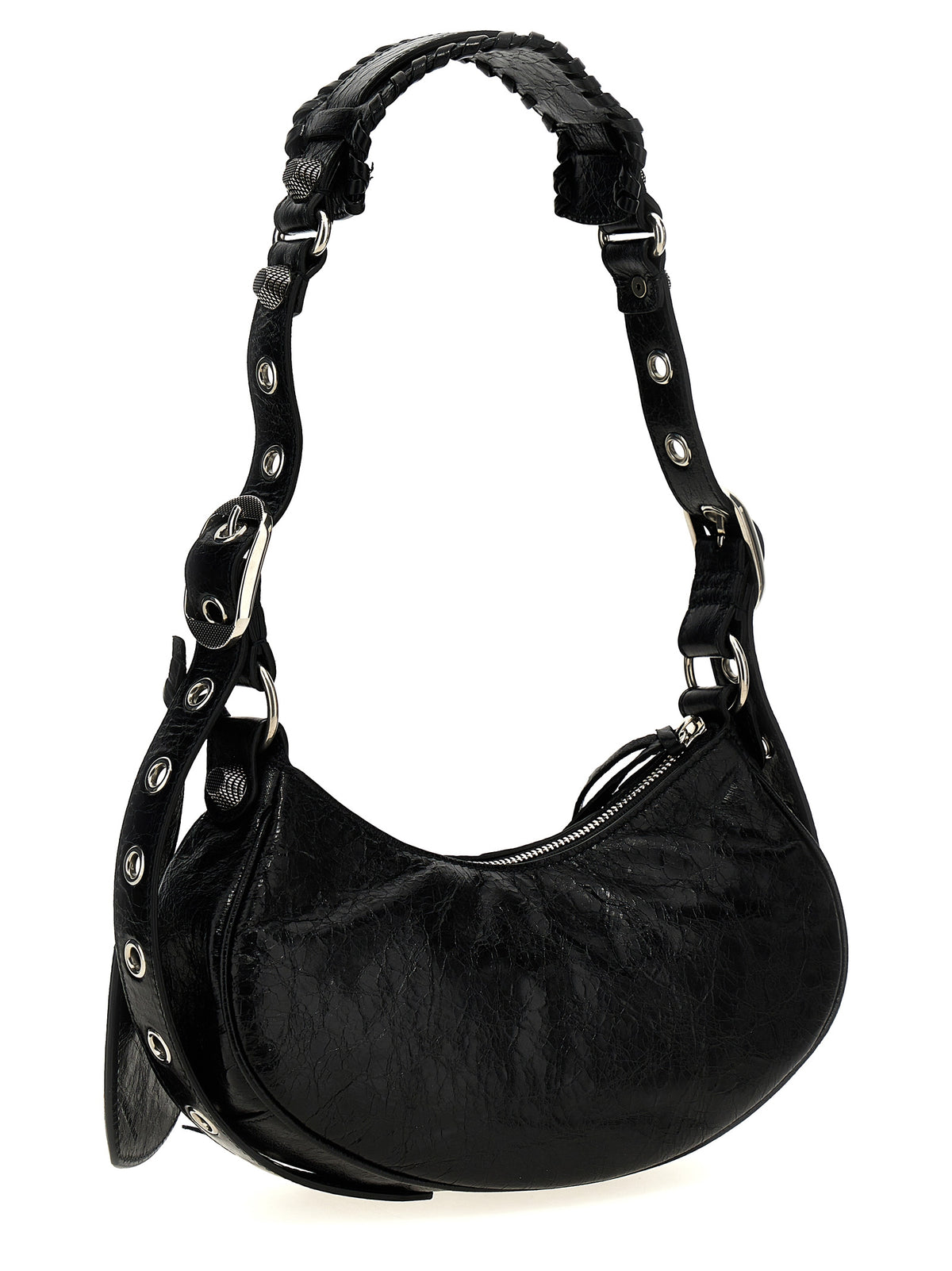 Balenciaga Schwarze Umhängetasche aus Lammleder