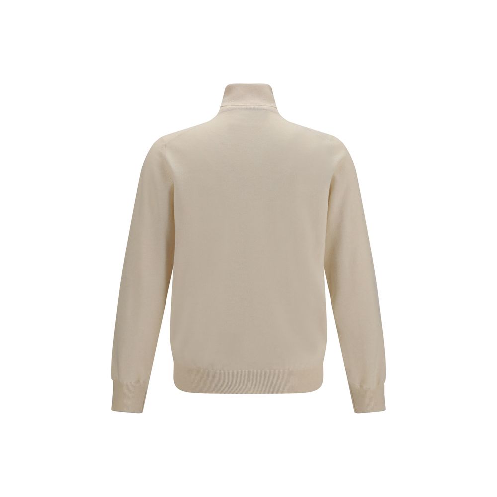 Brunello Cucinelli Beige Kaschmir-Rollkragenpullover