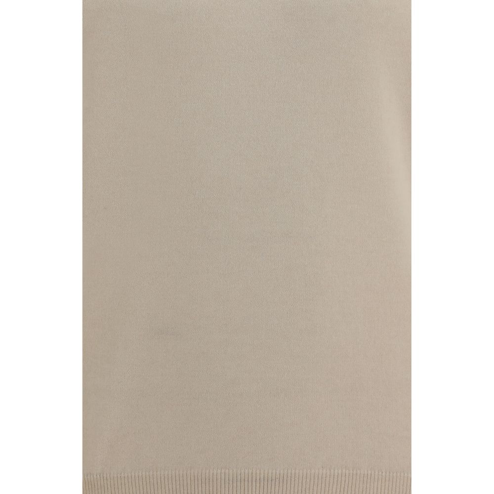 Brunello Cucinelli Beige Kaschmir-Rollkragenpullover