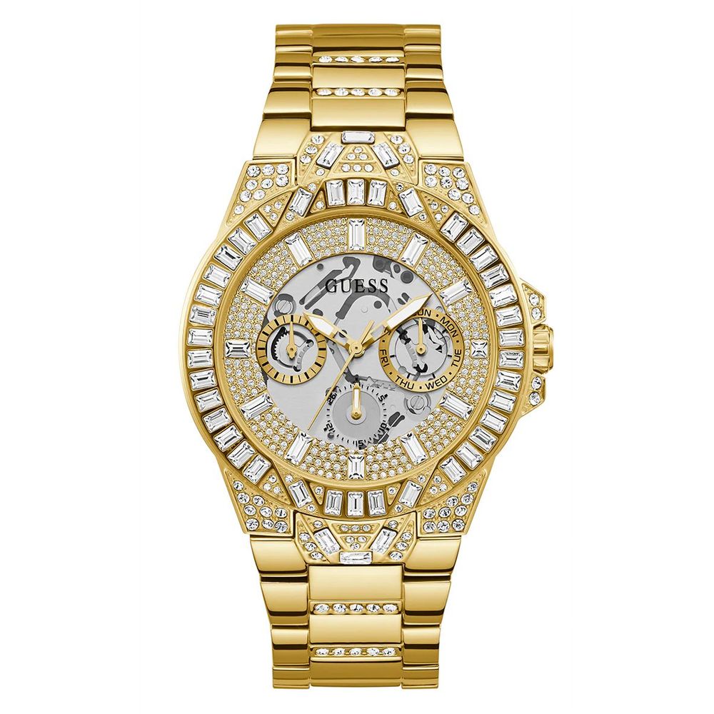Goldfarbene Damen-Armbanduhr aus Edelstahl – Elegante Dresswatch