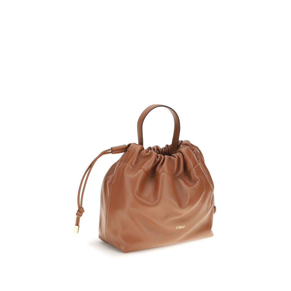 Chloé Braune Lammleder Schultertasche Ovis Aries Aries