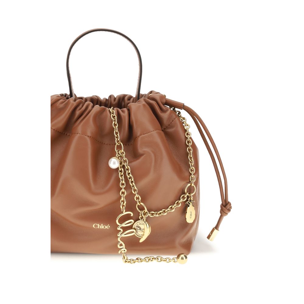 Chloé Braune Lammleder Schultertasche Ovis Aries Aries
