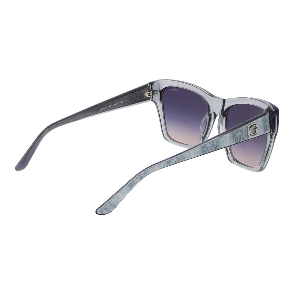 Graue Sonnenbrille aus Acetat
