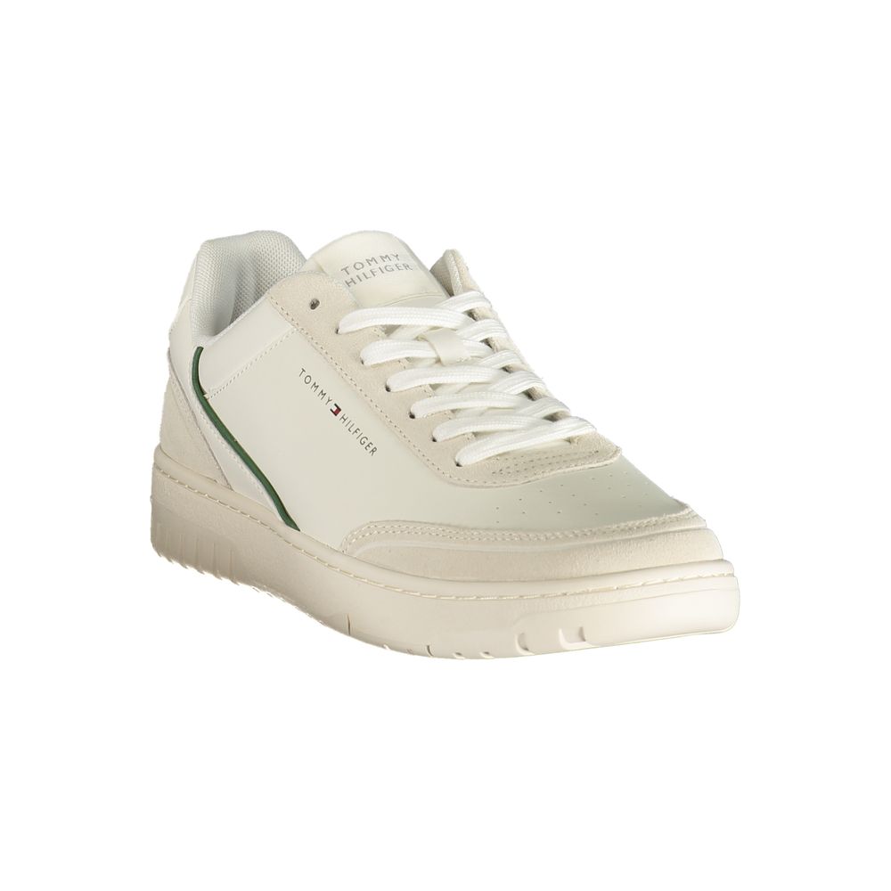 Tommy Hilfiger Herren-Sneaker aus weißem Polyurethan