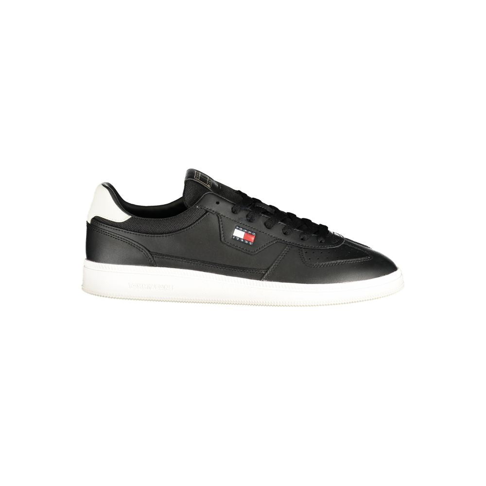 Tommy Hilfiger Schwarze Sportschuhe aus Polyester