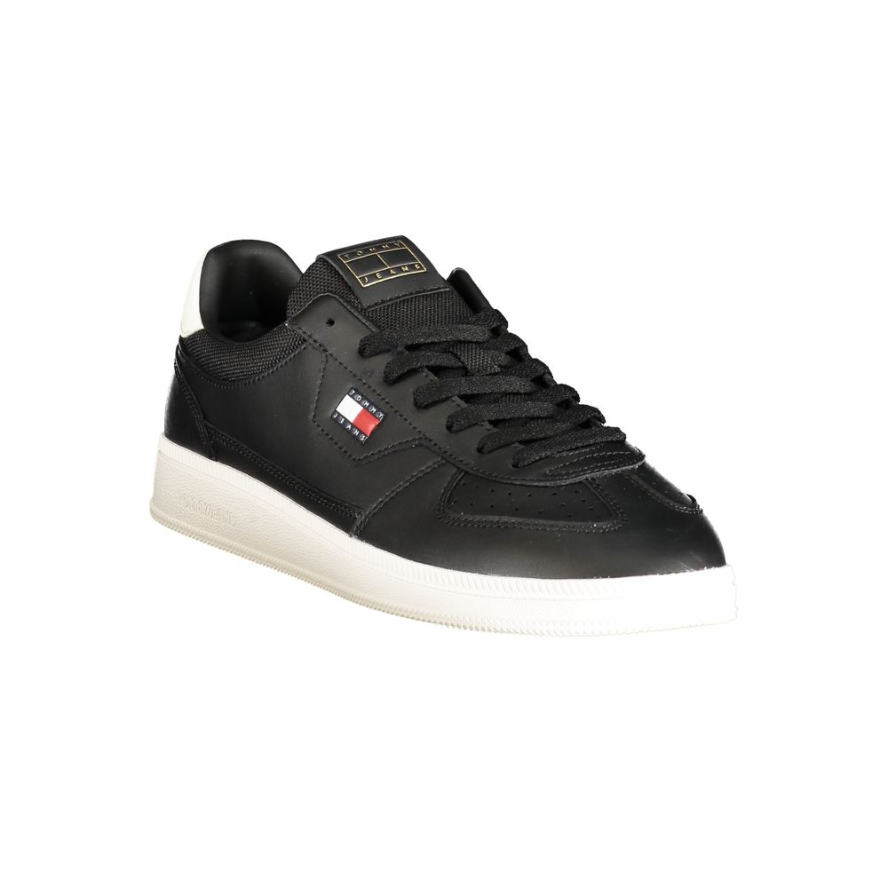 Tommy Hilfiger Schwarze Sportschuhe aus Polyester
