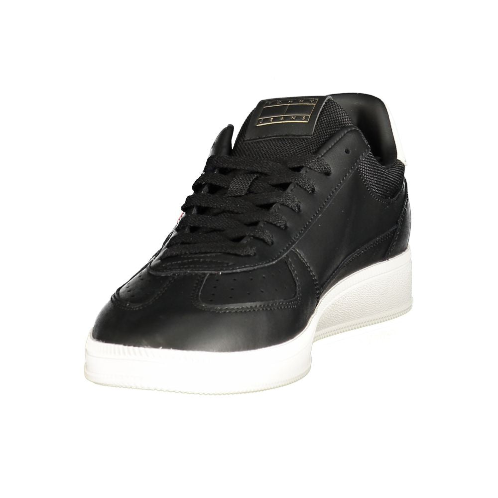 Tommy Hilfiger Schwarze Sportschuhe aus Polyester