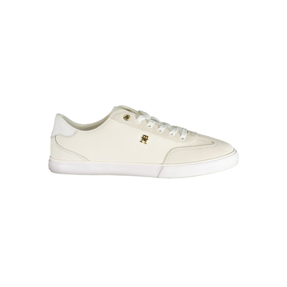 Tommy Hilfiger Weiße Sneaker aus Polyester