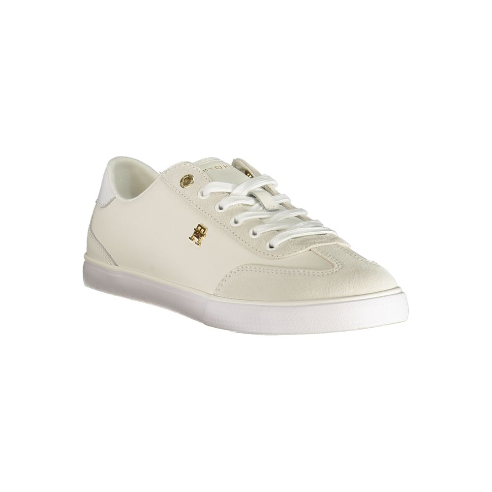Tommy Hilfiger Weiße Sneaker aus Polyester