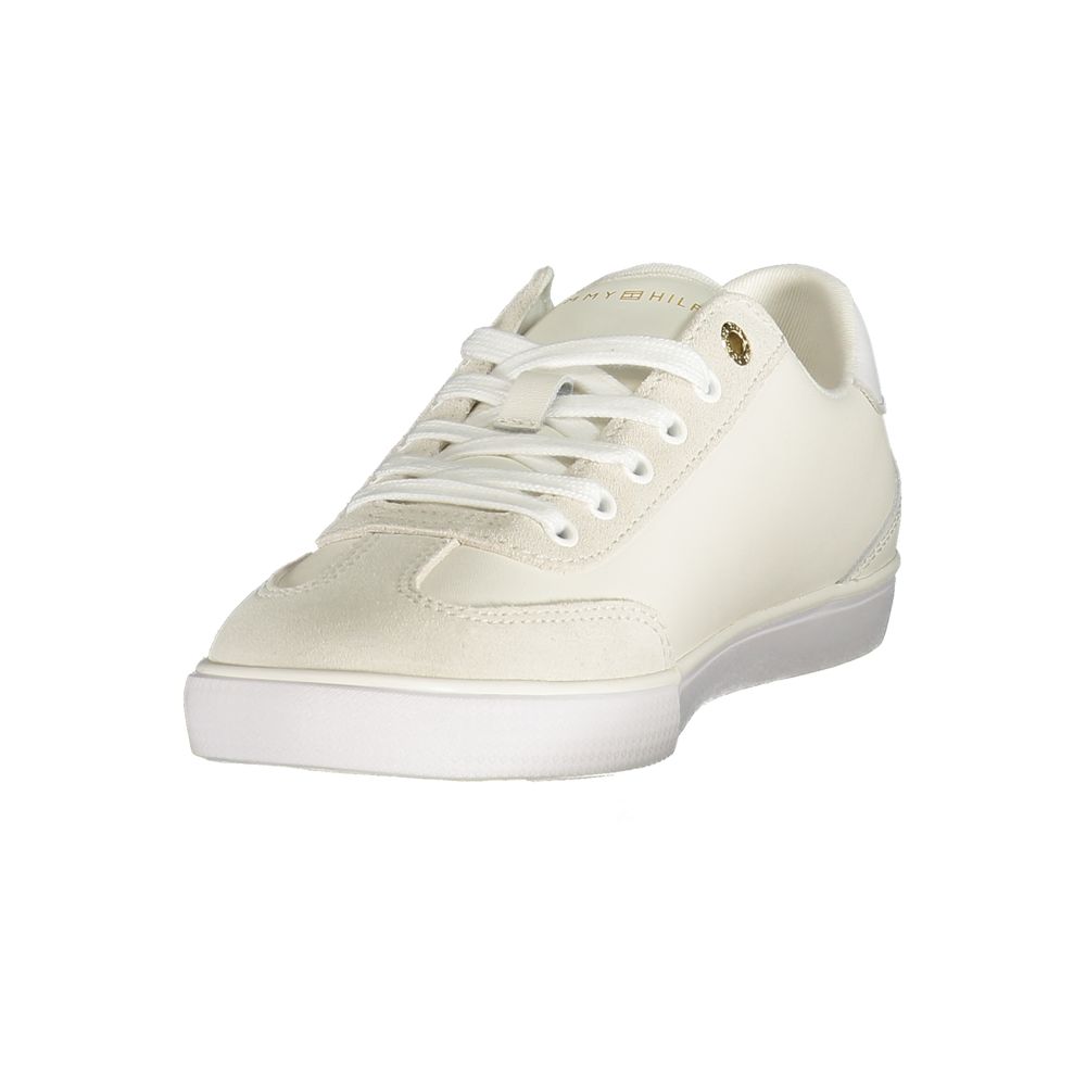 Tommy Hilfiger Weiße Sneaker aus Polyester