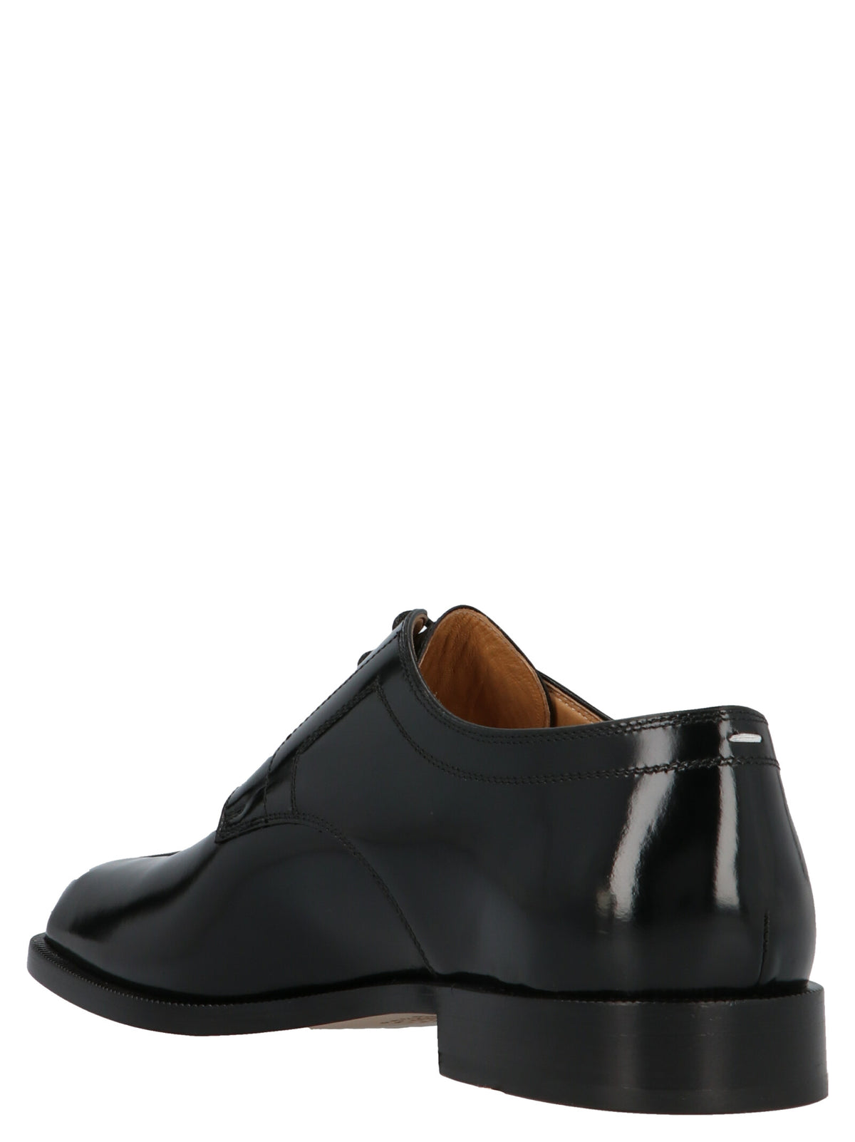 Maison Margiela Schwarze Oxford- und Derby-Schuhe aus Kalbsleder