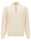 Brunello Cucinelli Weicher Kaschmir-Cardigan in Weiß