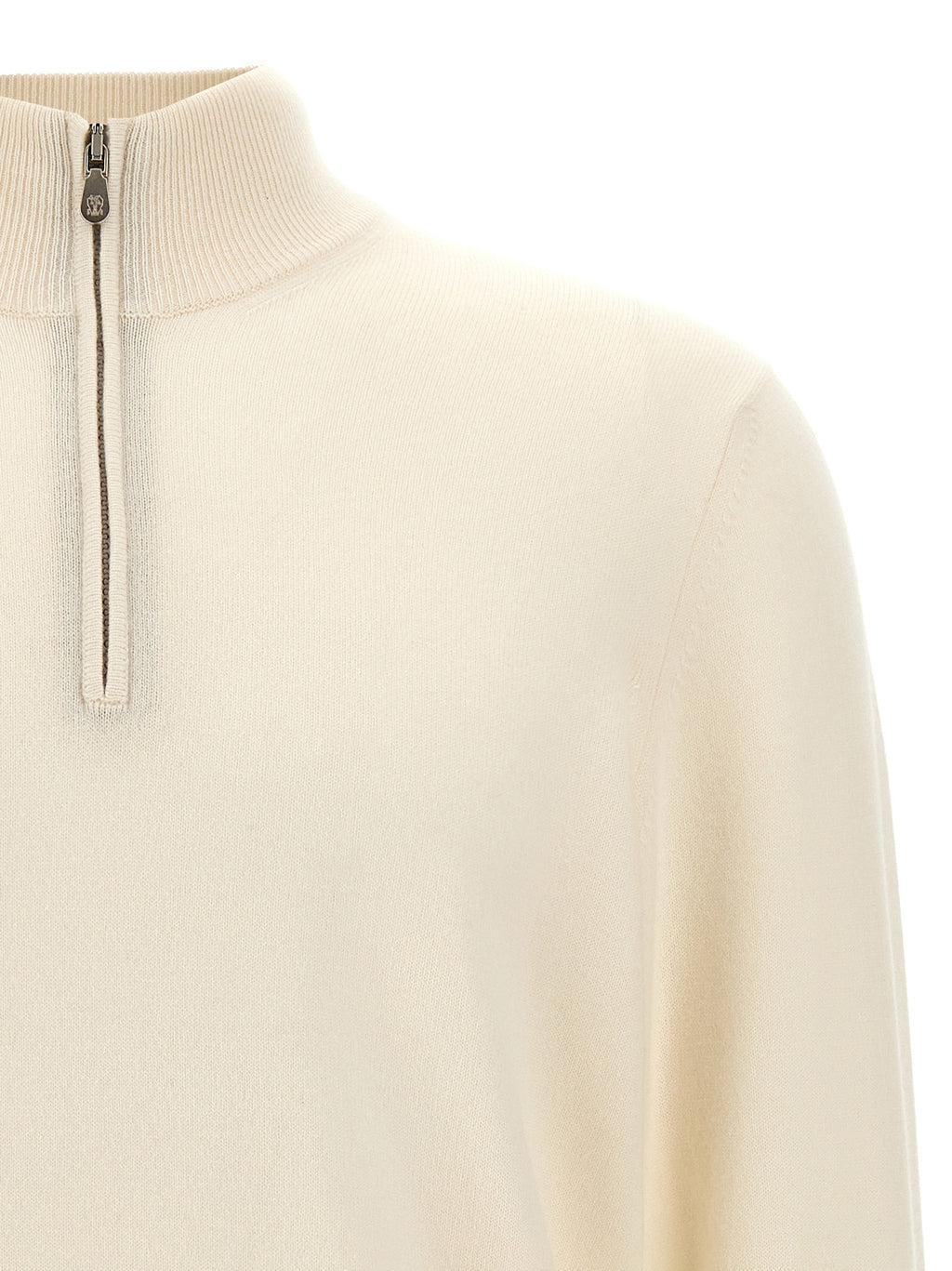 Brunello Cucinelli Weicher Kaschmir-Cardigan in Weiß