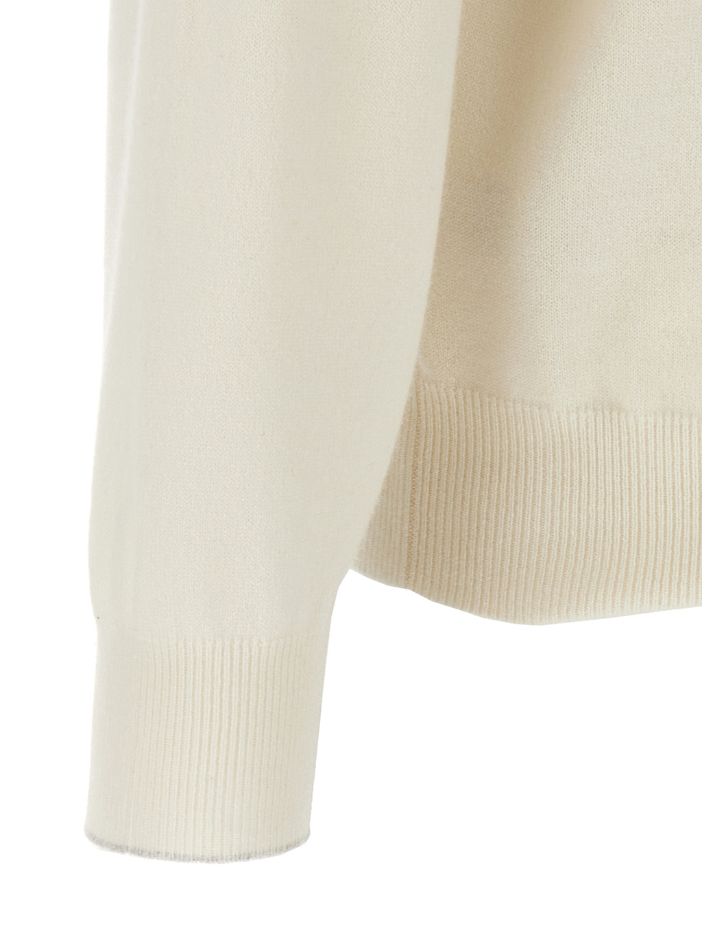 Brunello Cucinelli Weicher Kaschmir-Cardigan in Weiß