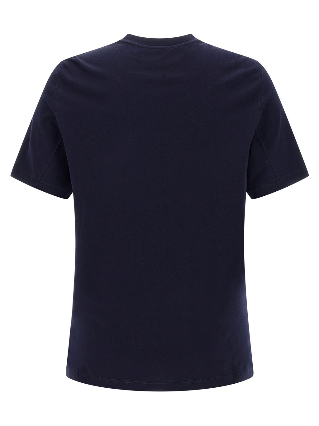 Brunello Cucinelli Blaues Baumwoll-T-Shirt