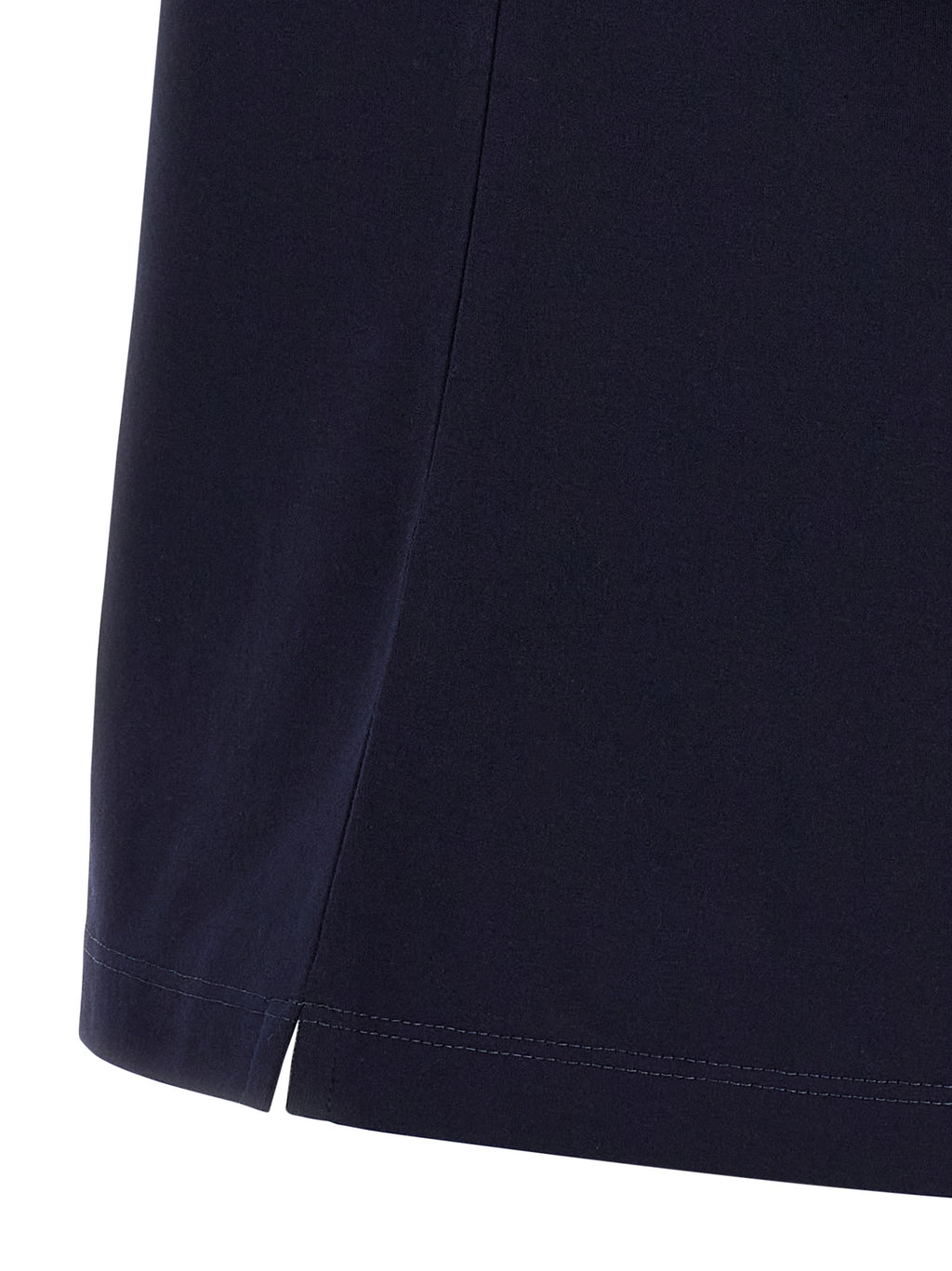 Brunello Cucinelli Blaues Baumwoll-T-Shirt