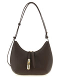 Furla Braunes Kalbsleder Damen Crossbody Tasche
