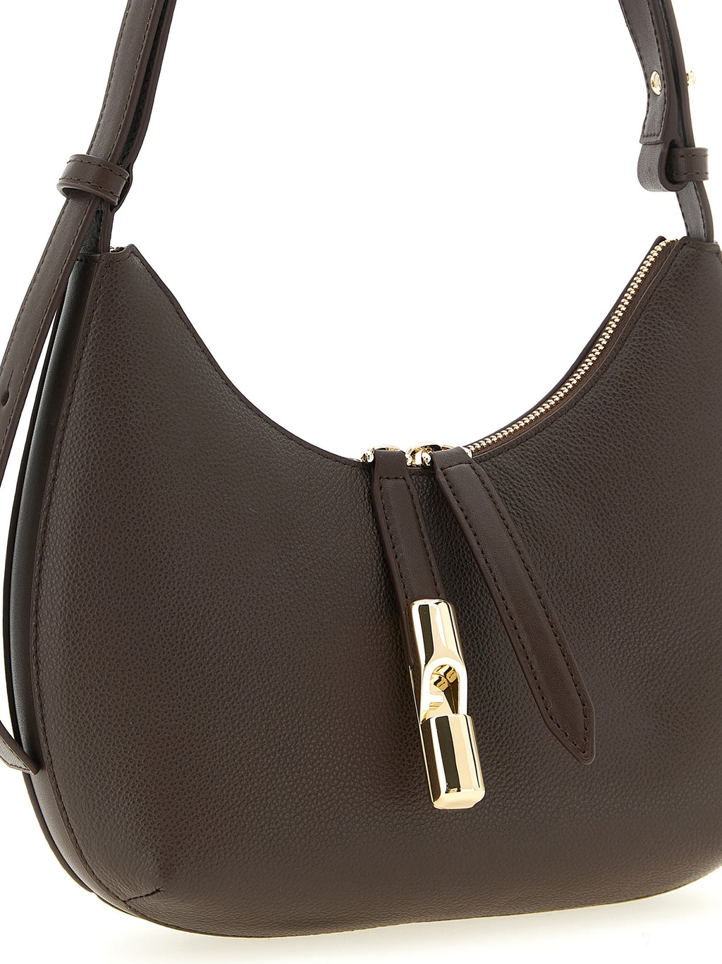 Furla Braunes Kalbsleder Damen Crossbody Tasche