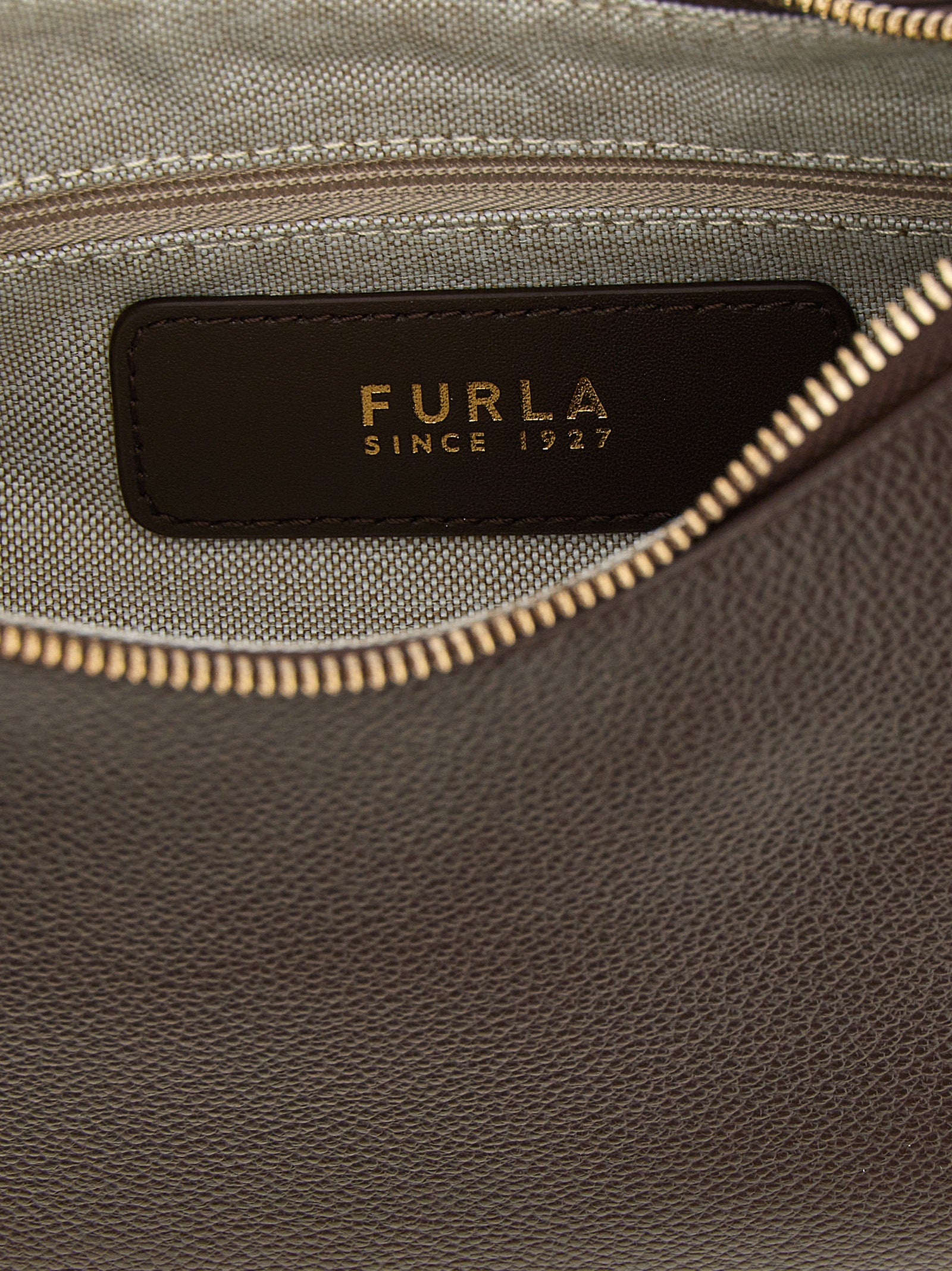 Furla Braunes Kalbsleder Damen Crossbody Tasche