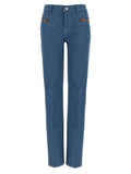 Gucci Blaue Jeans aus Baumwolle im geraden Schnitt