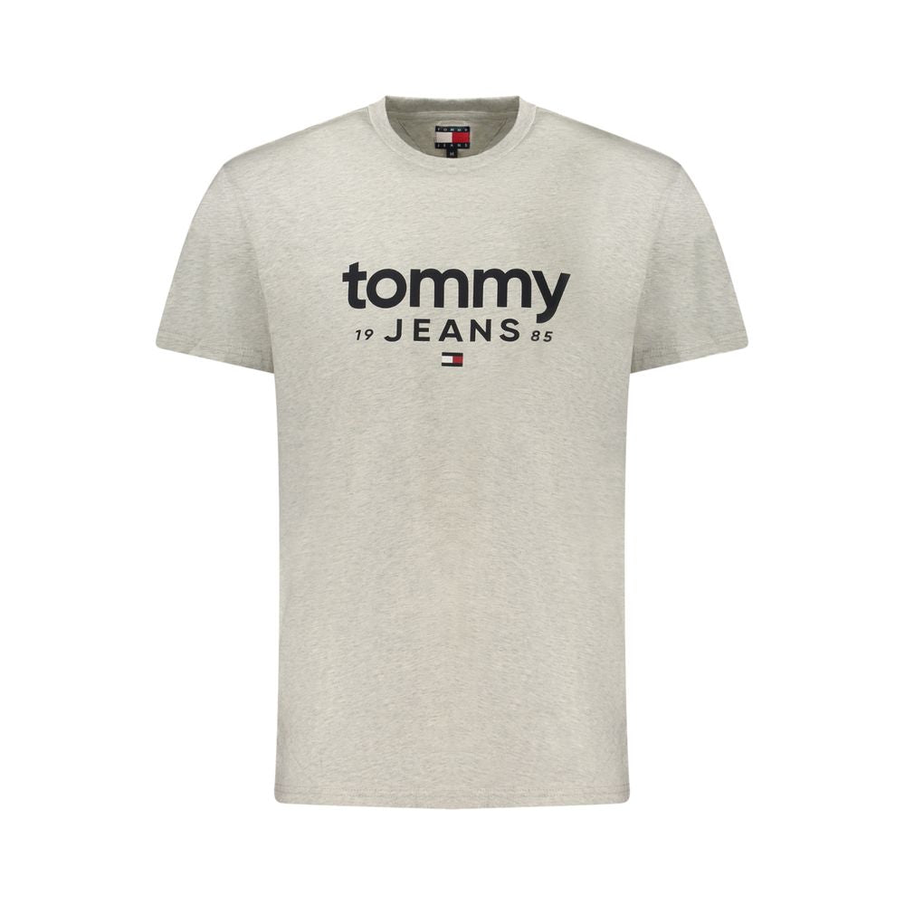 Tommy Hilfiger Grigio Baumwoll-T-Shirt für Herren