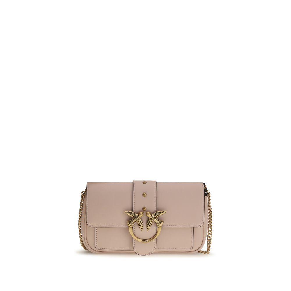 PINKO Multicolor Calf Leather Bos Taurus Schultertasche