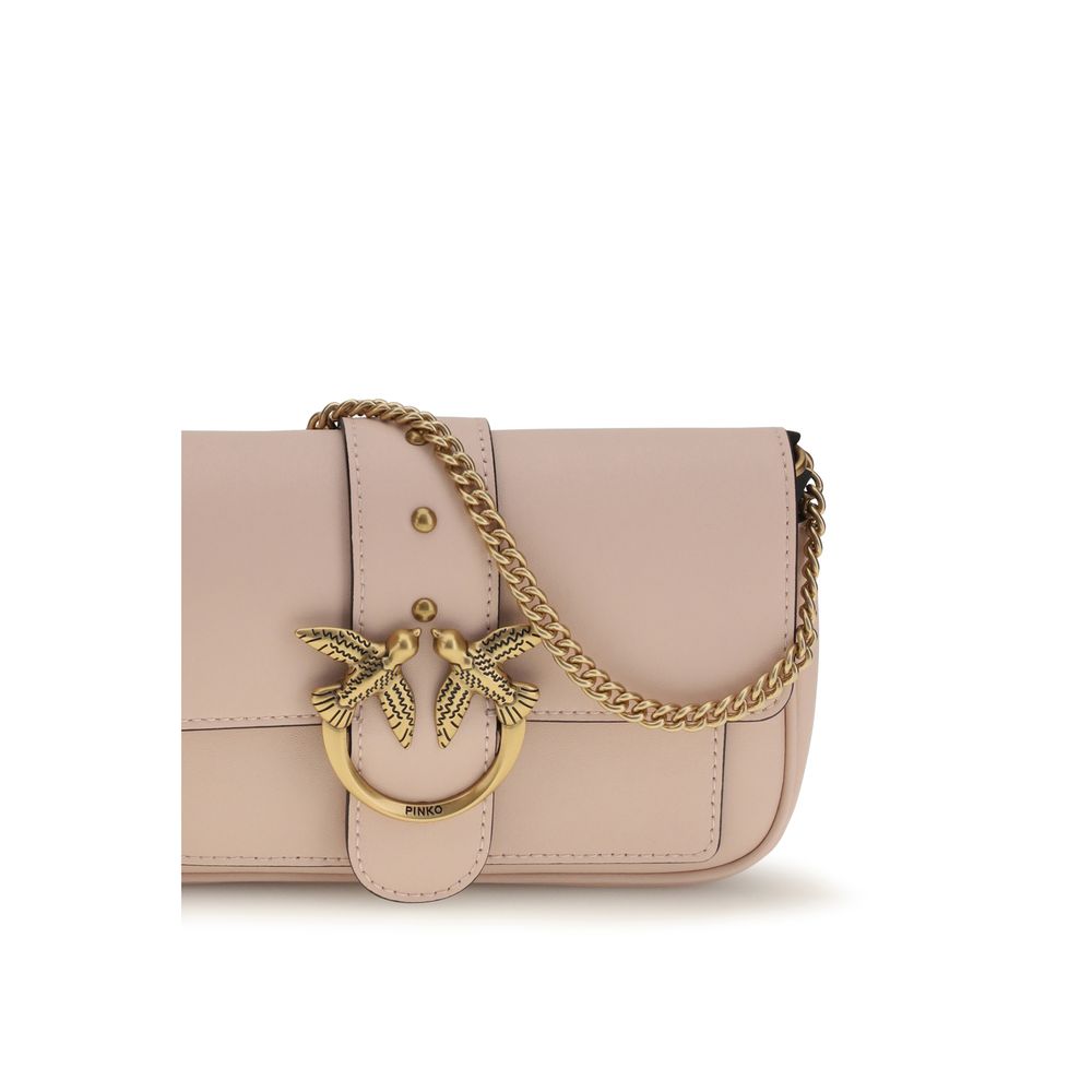 PINKO Multicolor Calf Leather Bos Taurus Schultertasche