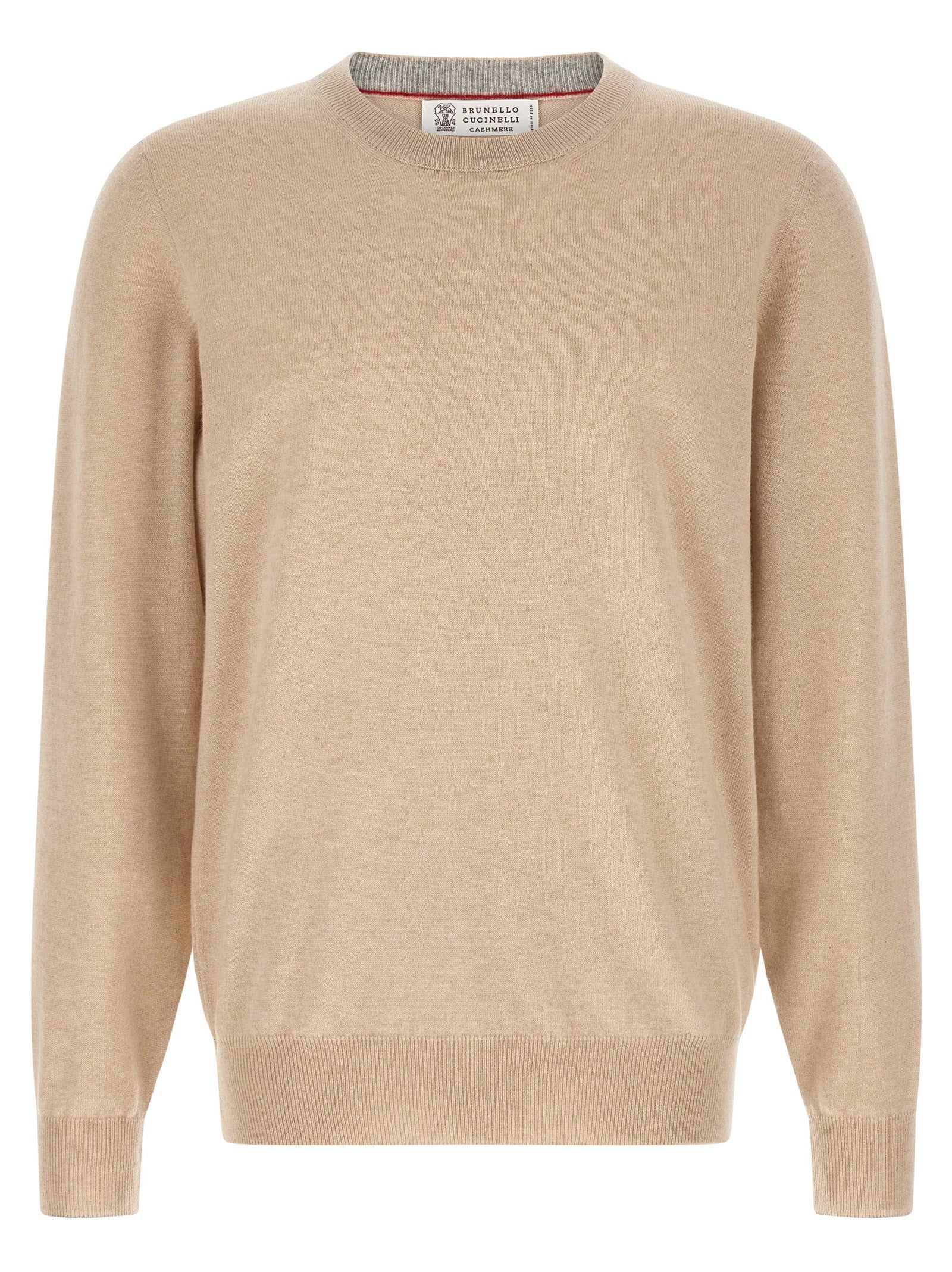 Brunello Cucinelli Beige Cashmere Cardigan