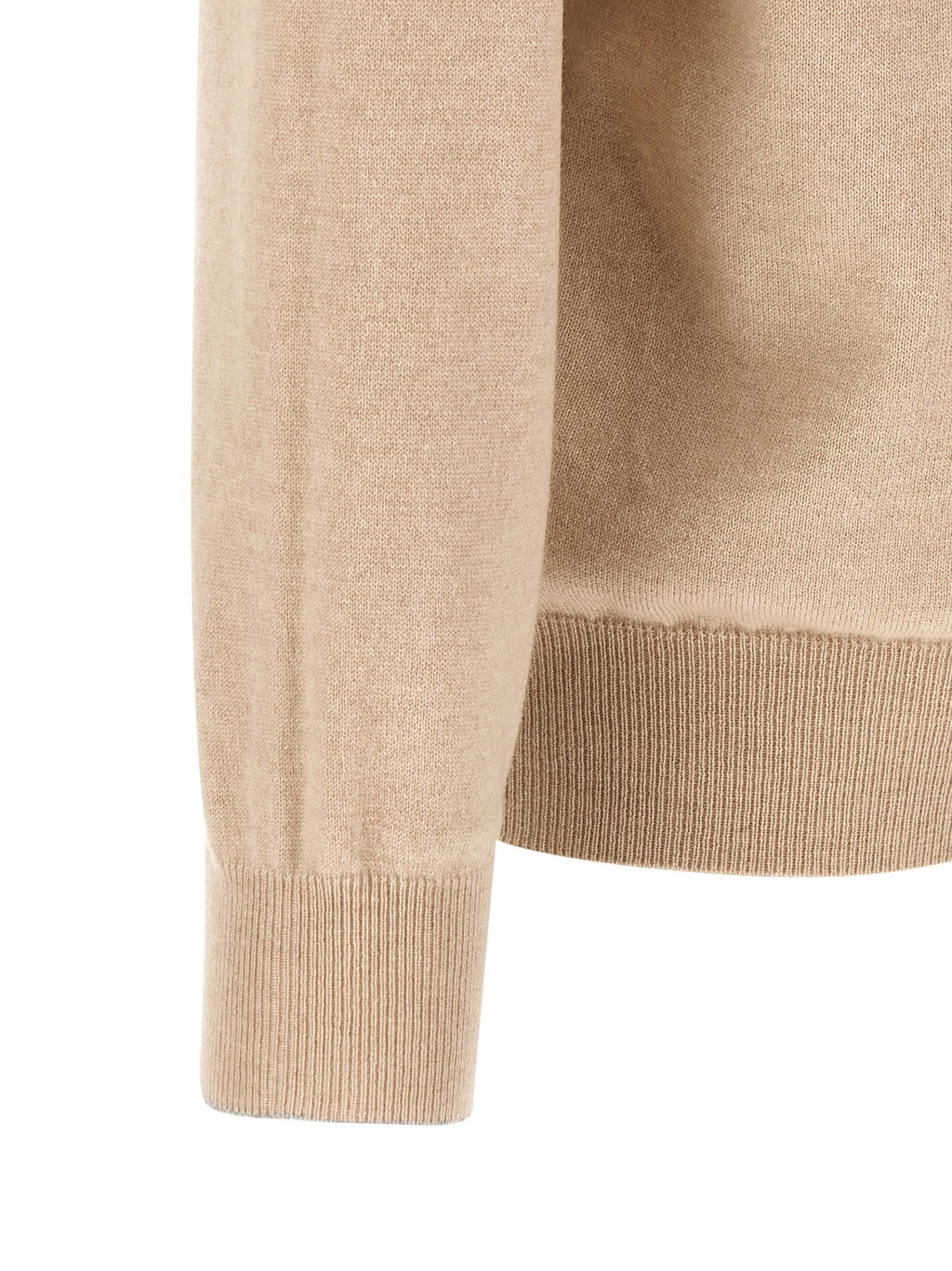 Brunello Cucinelli Beige Cashmere Cardigan