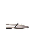 Brunello Cucinelli Beige Leder Ballerinas