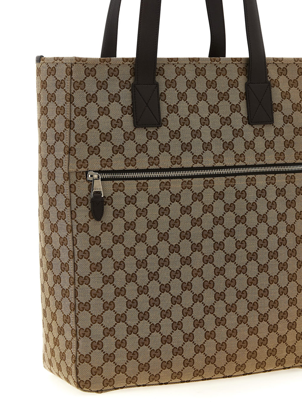 Gucci Braune Schultertasche aus Polyester