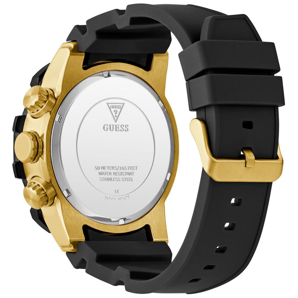 Guess Herren-Sportuhr mit schwarzem Synthetikarmband – Sportlich & Modern.