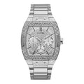 Graue Edelstahl-Dresswatch