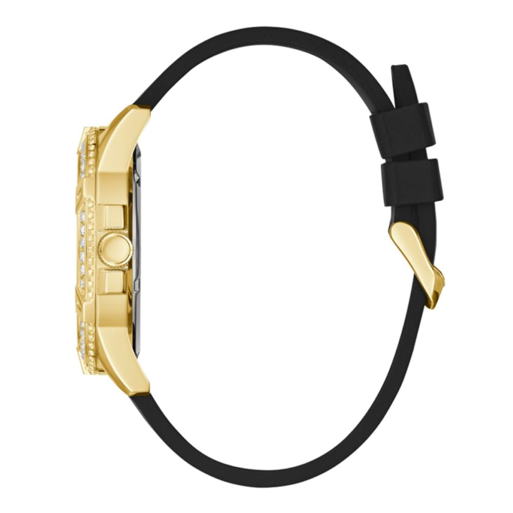 Schwarzes Armbanduhr aus Synthetik