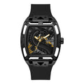 GUESS-Schwarze synthetische Kleid-Uhr