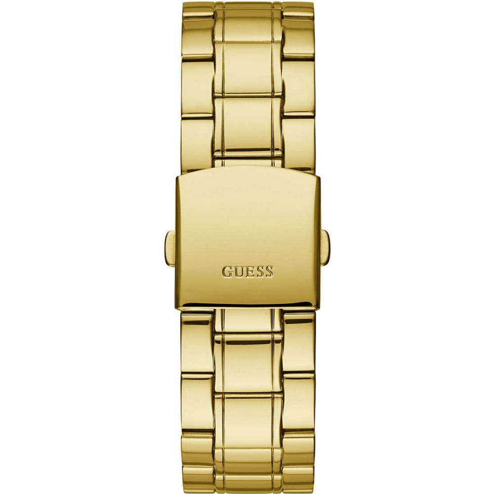 GUESS-Goldfarbene Edelstahl-Dresswatch
