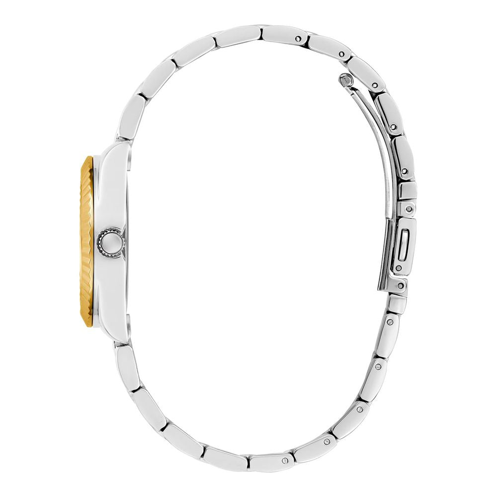 Goldfarbene Edelstahl-Dresswatch