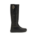 Chloé Schwarze Bos Taurus Kalbsleder Chelsea Boots