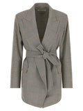 Max Mara Grauer Wollblazer