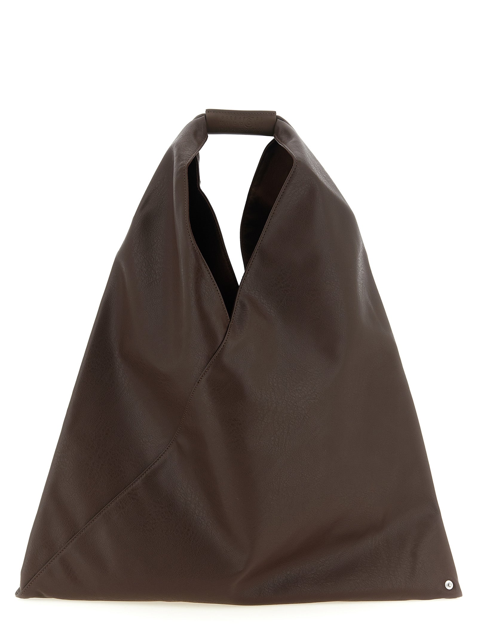 MM6 Maison Margiela Braune Handtasche aus Polyethylen