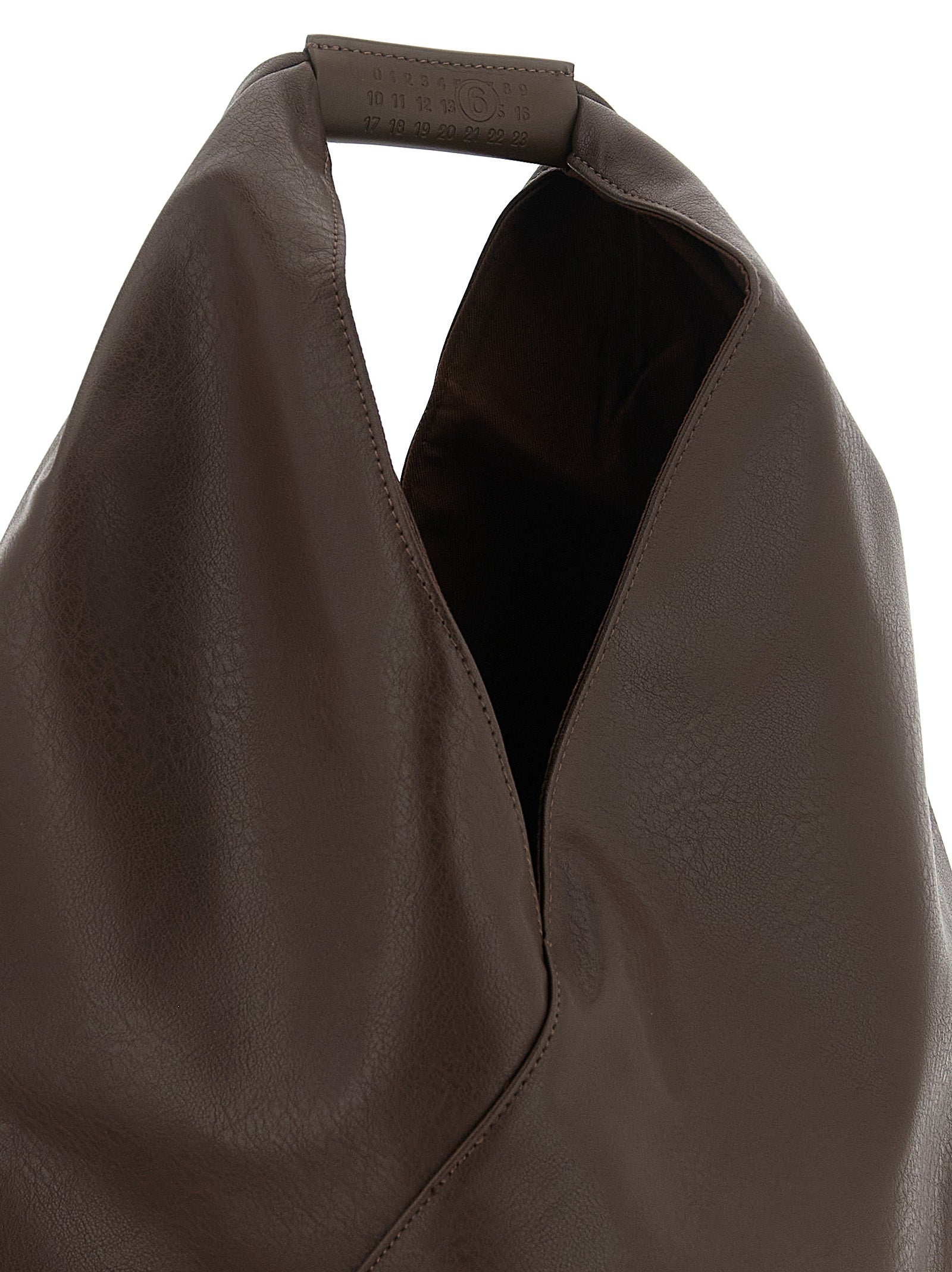 MM6 Maison Margiela Braune Handtasche aus Polyethylen