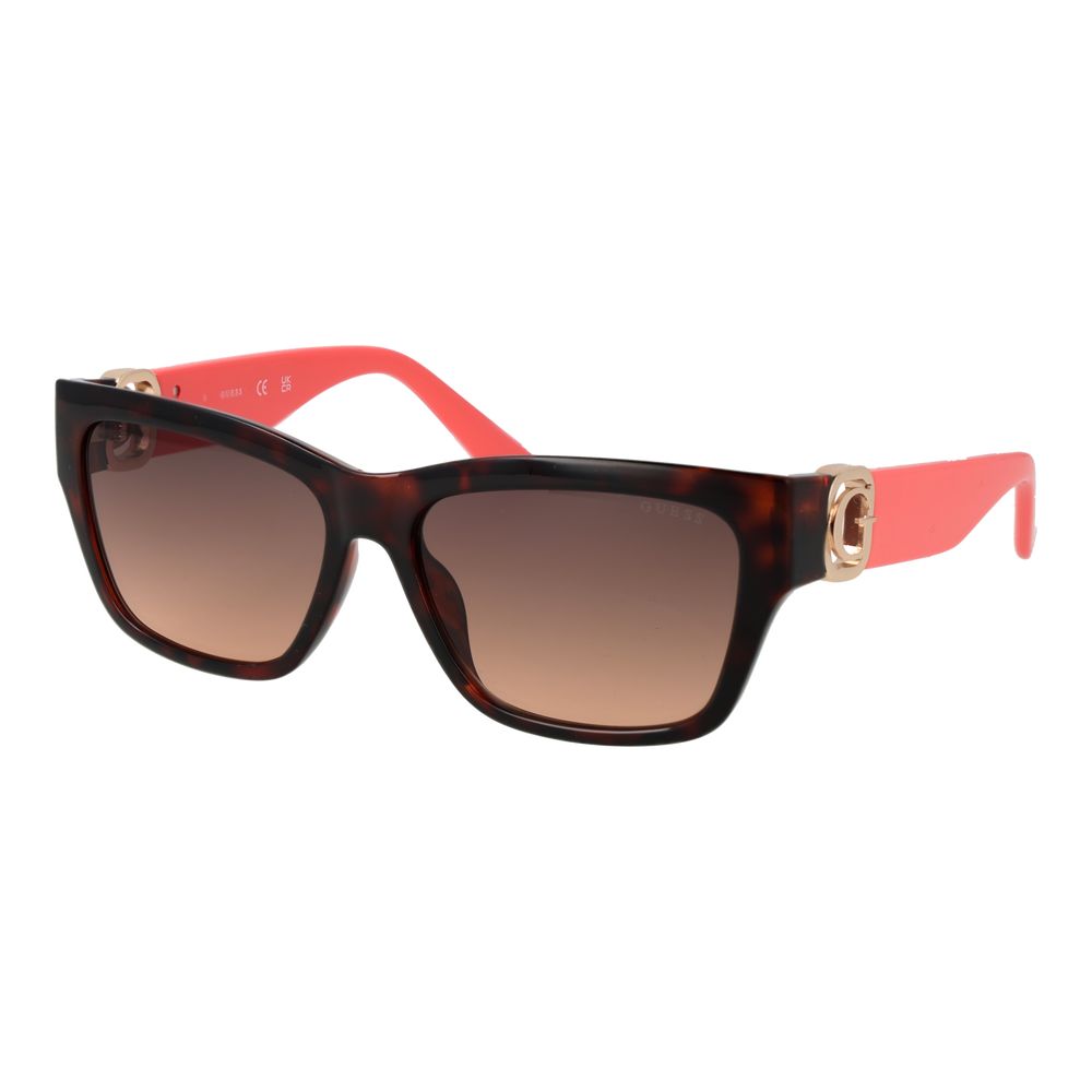 Braune Sonnenbrille aus Kunststoff